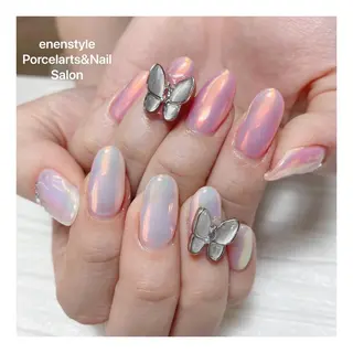 ミディアム ネイル 🐾enen style 🐾のネイルデザイン