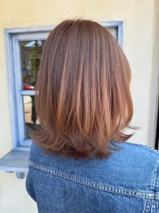 ミディアム 小林 あんなのヘアスタイル