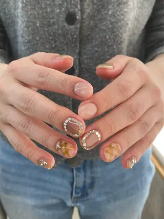 ネイル SAKI👒 パラジェルのネイルデザイン