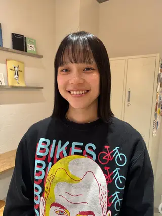 ミディアム 村田 茉優のヘアスタイル