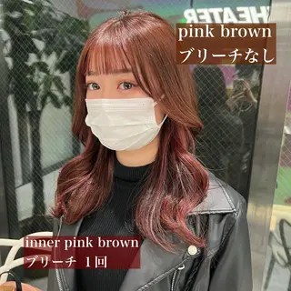 ミディアム カラー パーマ ヘアアレンジ メンズ キッズ ネイル マツエク・マツパ アイブロウ KANAMI 🌏のヘアスタイル