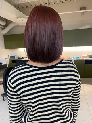 ミディアム カラー LUVISM新潟🎀 透明感カラー/ミユのヘアスタイル