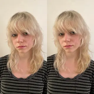 ロング デザインカラー★★★ Haco+shihoのヘアスタイル