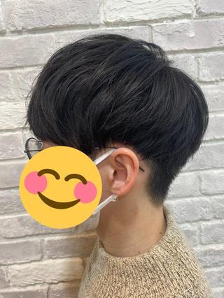 ショート メンズ 似合わせ/顔周り 💛Mayuka🧡のヘアスタイル