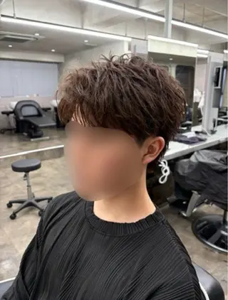 カラー 渋谷／メンズ特化/ リュートのヘアスタイル