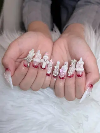 ネイル ANH ゴテゴテネイルのネイルデザイン