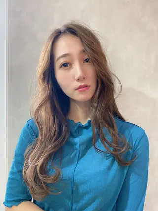 セミロング 小原 晃紀のヘアスタイル
