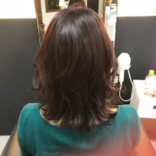 ミディアム カラー Ayano_ Jill francのヘアスタイル