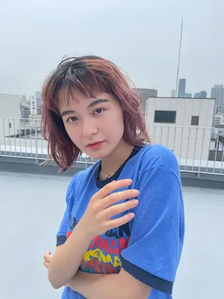セミロング カラー パーマ ヘアアレンジ メンズ キッズ ネイル マツエク・マツパ アイブロウ tatsumi/ボブ ウルフ/レイヤーのヘアスタイル