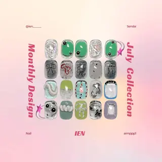 ネイル IEN 🎀𓈒𓏸 Soura(ソウラ)のネイルデザイン