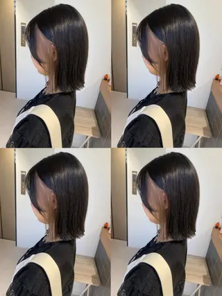 ミディアム カラー fier_umeda 梨花 rifaのヘアスタイル