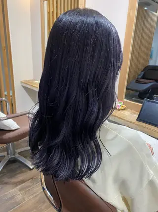 セミロング カラー メンズ FUKUSHIMAのヘアスタイル