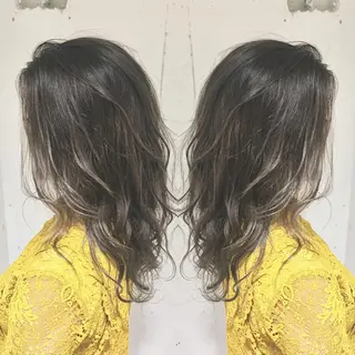 ロング カラー レイヤー/大人メンズ パーマ🌀 平島拓也のヘアスタイル