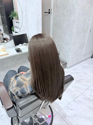 ロング 🦋ハイトーン🦋 石山 希理🦋のヘアスタイル