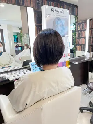 ショート カラー 👑銀座ショート/ 絶壁補正/金子涼👑のヘアスタイル