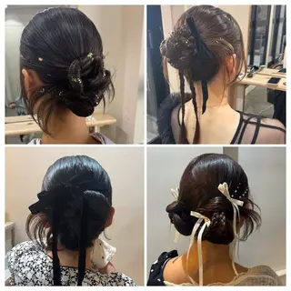 セミロング ヘアアレンジ 小松 瑞季のヘアスタイル