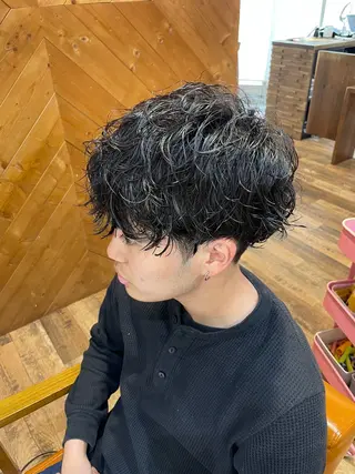 ショート パーマ メンズ 🔥メンズ特化パーマ 🦖増田弘明🦖のヘアスタイル