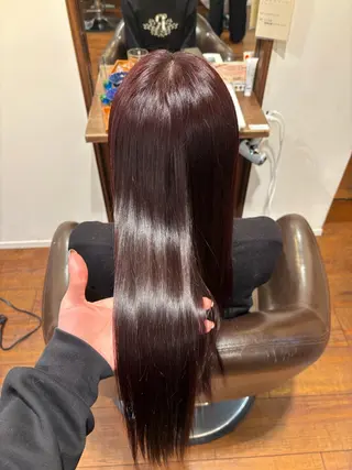 セミロング カラー 阿佐ヶ谷 宇田川 かなのヘアスタイル