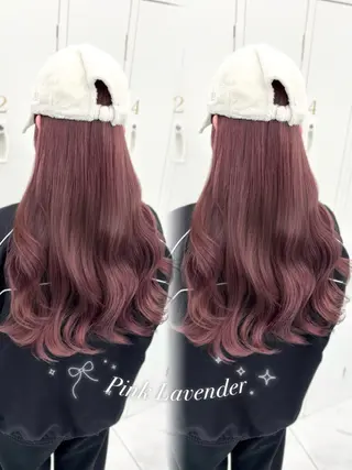 ロング カラー 盛れる顔まわり🤍 渋谷/Risa🎀のヘアスタイル