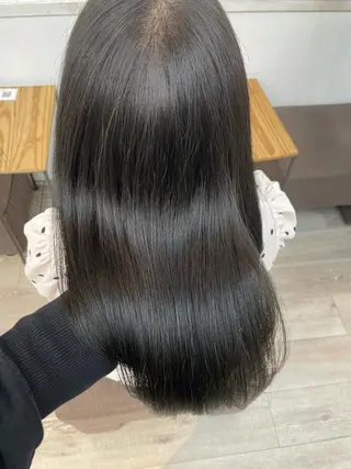 セミロング カラー ヘアアレンジ 前髪顔周り✂️店長 ❤️アマミヤ❤️のヘアスタイル