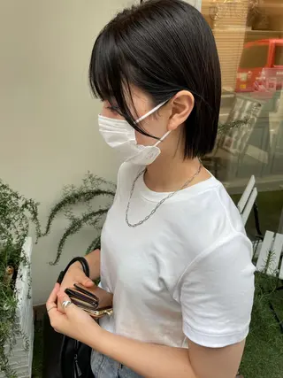 ショート カラー coco♡ 韓国hairのヘアスタイル