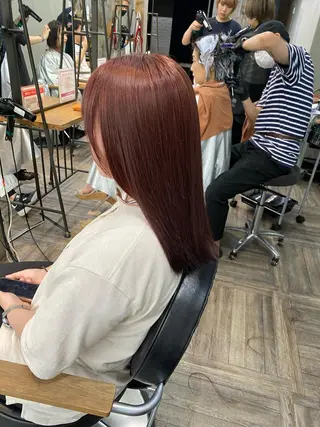 セミロング 的場 渉のヘアスタイル