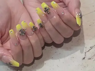 ネイル 韓国/ワンホン/長さ 出しつけ放題🎀のネイルデザイン