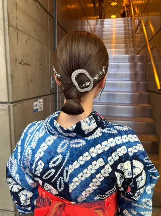 ミディアム ヘアアレンジ yoro /ミホのヘアスタイル