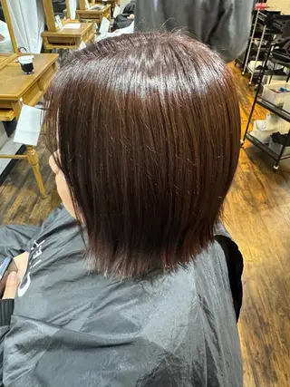 ミディアム カラー 松永 かずきのヘアスタイル