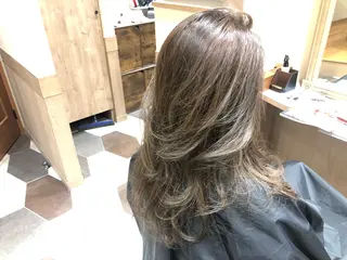 ロング カラー 🌈日比野 哲二のヘアスタイル