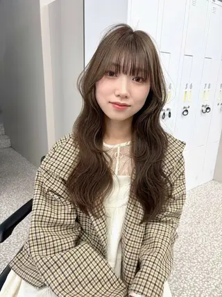 ロング nanami IROW大名のヘアスタイル