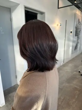 ミディアム カラー 韓国レイヤー✨ yasuko銀座のヘアスタイル