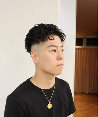 パーマ メンズ 石田樹生/ メンズカットのヘアスタイル