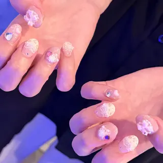 ネイル ユカ𖤐y2k/ 堺筋本町/心斎橋のネイルデザイン