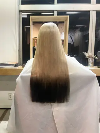 ロング カラー 大村 日向子のヘアスタイル