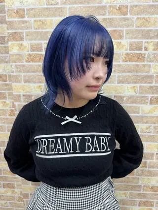 カラー 皆川 千奈実のヘアスタイル