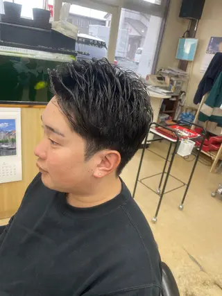 ショート メンズ 片桐 航太のヘアスタイル