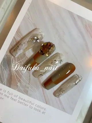 ロング Daifuku nailsのネイルデザイン