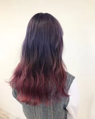 ロング カラー 白井 つづりのヘアスタイル
