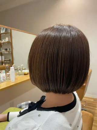 カラー すやま もえのヘアスタイル