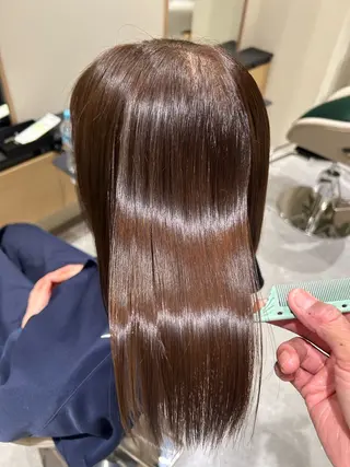 ロング カラー 柳澤 武宏のヘアスタイル