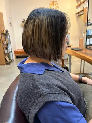 ミディアム 吉沢 史翔のヘアスタイル