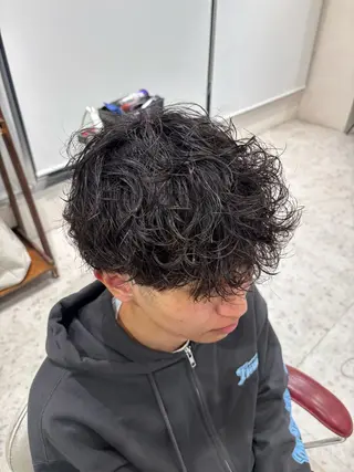 パーマ 永田虹輝 /無造作パーマのヘアスタイル