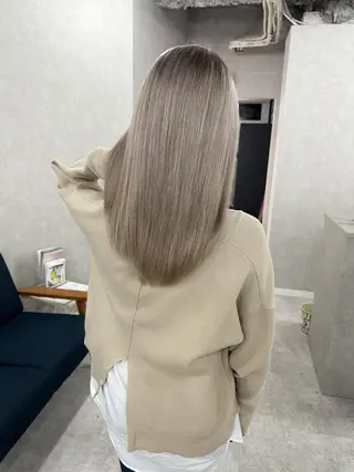 セミロング ヘアアレンジ カラー 💎lino _by _ACNE💎 🧸のヘアスタイル