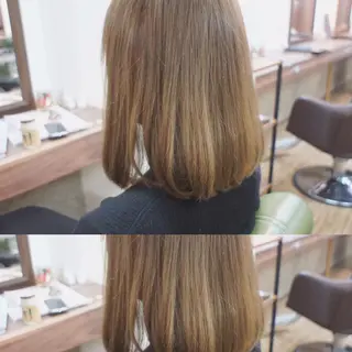 ミディアム カラー パーマ ヘアアレンジ たまプラーザ駅 YAMATOのヘアスタイル