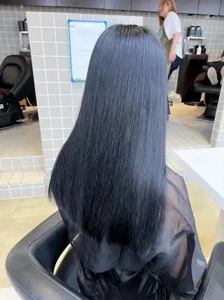 ロング カラー パーマ ヘアアレンジ メンズ 上品＆韓国風 🥀海心🥀のヘアスタイル