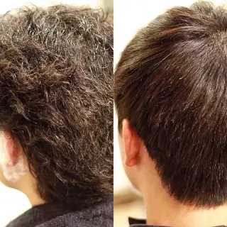 ショート パーマ 上條 航平のヘアスタイル