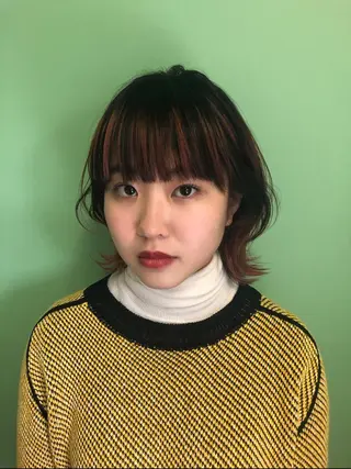 ミディアム カラー yuuna/ レイヤーカット🎀のヘアスタイル