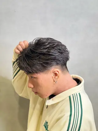 ショート パーマ メンズ 大阪メンズパーマ/ 中崎町/森 大和のヘアスタイル