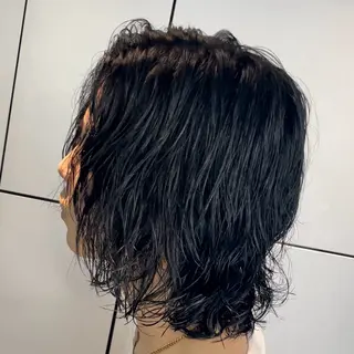 ロング パーマ ヘアアレンジ メンズ fifth 石川 凪のヘアスタイル